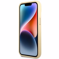 Guess GUHCP14MHGCRHD iPhone 14 Plus 6.7 "zeltains/zeltains cietais apvalks Croco Collection