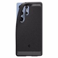 Spigen Rugged Armor Mag apvalks Samsung Galaxy S25 Ultra - melns