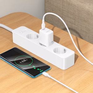 Borofone сетевое зарядное устройство BN28 Fuente - Type C - PD 30W с кабелем Type C - Type C белый