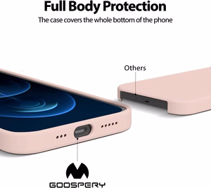 Korpuss Mercury Silikona korpuss Apple iPhone 16 Pro Max pink sand