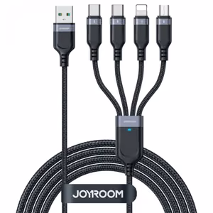 USB Cable Joyroom "4in1 / S-1T4018A18" black 120cm