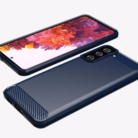 Oglekļa apvalks elastīgs pārklājums TPU apvalks Samsung Galaxy S21+ 5G (S21 Plus 5G) zils