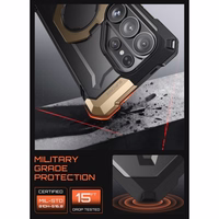 Supcase UB Grip Mag MagSafe futrālis Samsung Galaxy S26 Ultra - Melns un brūns