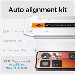 Aizsargstikls Spigen Glas.tR EZ Fit Tempered Glass Nothing Phone 3A / 3A Pro - caurspīdīgs
