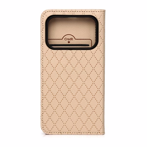 Smart Caro maciņš Honor 600 / Honor 600 Pro smilškrāsas