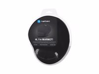 Natec MARMOT gel mouse pad melns