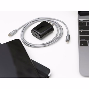 Kanex GoPower 18 W USB-C sienas lādētājs, melns
