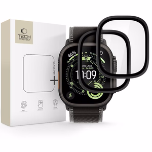 Tech-Protect rūdīts stikls 2 gab. Apple Watch Ultra 49mm melns