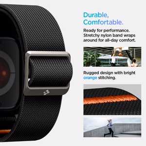 Siksniņa SPIGEN LITE FIT ”PRO” APPLE WATCH 10 (42 MM) matēts melns