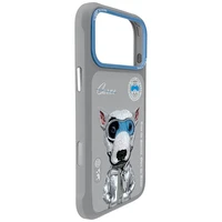 Nimmy Cool&Cute 2.0 nag viedtālruņa apvalks iPhone 17 Pro Max - pelēks