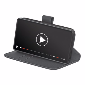 Puro atverams viedtālruņa apvalks ar maku Samsung Galaxy S25 Ultra - melns