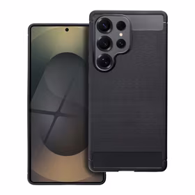 Oglekļa šķiedras viedtālruņa apvalks SAMSUNG S25 Ultra melns