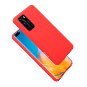 Crong Color Cover vāciņš ierīcei Huawei P40, sarkans