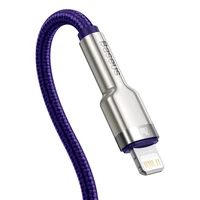 Baseus kabelis Cafule Metal PD USB-C - Lightning 2,0 m violets 20W