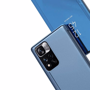Caurspīdīgs skata apvalks atverams apvalks Xiaomi Redmi Note 11S / Note 11 melns