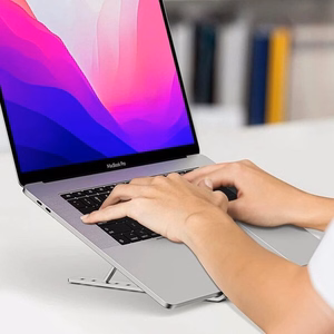 Regulējams statīvs portatīvajam datoram ART P24 alumīnija