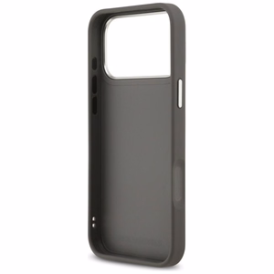 Karl Lagerfeld FW Graudains Karl & Choupette galvu nagli un logotips viedtālrunim iPhone 17 Pro Max - pelēks