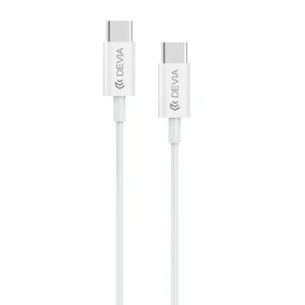 Devia kabelis Smart EC042 PD USB-C - USB-C 60W 3A balts
