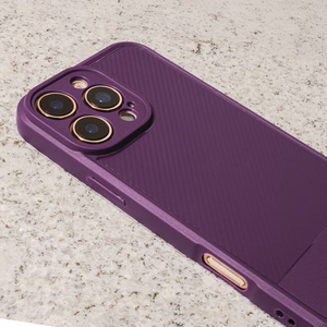 Simple Carbon case for Xiaomi Redmi Note 14 Pro 5G (Global) / Note 14 Pro Plus 5G (Global) purple