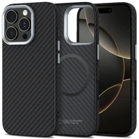 Tech-Protect Ion Carbon Magnētiskais viedtālruņa apvalks iPhone 16 Pro - melns/pelēks