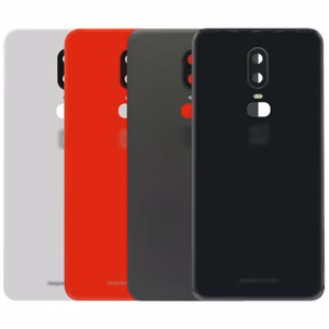 Aizmugurējais vāciņš saderīgs ar OnePlus 6 / Silk White / (ar kameras lēcu) HQ