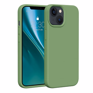 Etteri silikona viedtālruņa apvalks iPhone 14 6,1" gaiši zaļš