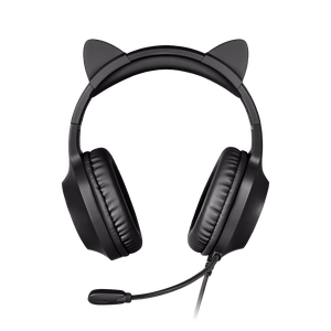 Kruger&Matz Gamer Kids spēļu austiņas bērniem, melnas