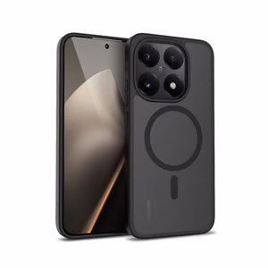 Crong Hybrid Matte Magnetic MagSafe vāciņš ierīcei Xiaomi 15T, melns