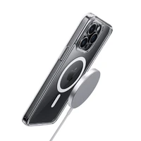 Rock Crystal sērijas magnētiskais viedtālruņa apvalks Iphone 16 Pro Max caurspīdīgs