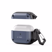 Tech-Protect Rough Hook viedtālruņa apvalks ar karabīni Apple AirPods Pro 1 / 2 - zils