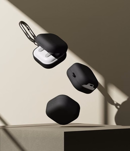 Ringke Silicone maciņš priekš Samsung Galaxy Buds 4 / 4 Pro melns