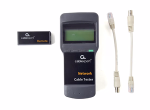 Cablexpert NCT-31 digitālais tīkla kabeļu testeris, melns