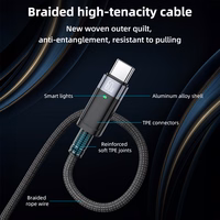 Yesido Kabelis CA160 austa - Type C uz Type C - PD 60W 1,2 metri melns