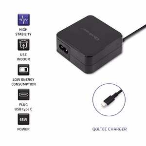 Qoltec 51027 lādētājs 65 W, USB-C PD