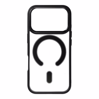 COLOR EDGE MAG COVER magnētiskais viedtālruņa apvalks, savietojams ar MagSafe, paredzēts IPHONE 17 Pro, melns