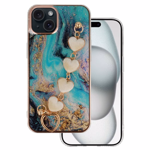 Trend viedtālruņa apvalks Iphone 15 Plus dizains 6 zils