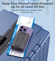 Bezvadu magnētiskais portatīvais lādētājs Choetech B662 MagSafe 5000mAh (melns)