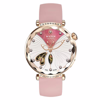 Blavec viedpulkstenis W-19 Liana HD AMOLED Voice Call (SWW19-RG) rozā zelta krāsas + 2 siksnas