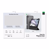 AmazingThing Titan Pro Mag futrālis iPad Air M3 13" - melns