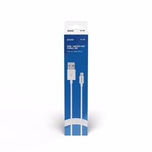 Savio USB – micro USB kabelis CL-124