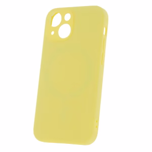 Mag neredzamais viedtālruņa apvalks iPhone 14 6,1" pasteļdzeltena