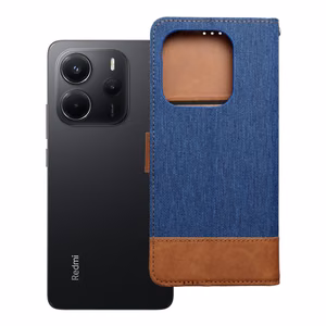 Flip case for Xiaomi Redmi NOTE 14 4G (Global - 164.84mm x 78.15mm x 8.16mm) Jeans Book blue