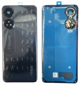 Aizmugurējais vāks Oppo Reno8 T melns Starlight oriģināls (lietots Grade A)