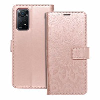 MEZZO Viedtālruņa apvalks XIAOMI Redmi Note 11 Pro / 11 Pro 5G mandala rozā zelta krāsas