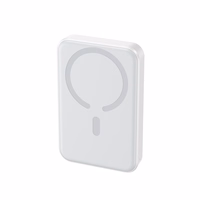 Magnētiskais portatīvais lādētājs Joyroom JR-W020 20W 10000mAh MagSafe + USB-C uz USB-C kabelis 0,25m (balts)