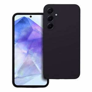 Silikona viedtālruņa apvalks 2mm SAMSUNG A55 5G melns