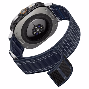 SPIGEN WBF0 siksniņa SAMSUNG GALAXY WATCH ULTRA 2024 / 2025 (47 MM) tumši zils