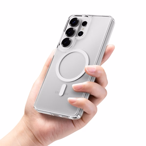 Rock Crystal Transparent Series magnētiskais maciņš priekš Samsung Galaxy S26 Plus caurspīdīgs