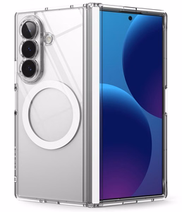 Ringke Fusion Flap Magnetic MagSafe maciņš modelim Samsung Galaxy Z Fold 8 Ultra – caurspīdīgs