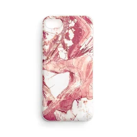 Wozinsky Marble gels apvalks marmora Samsung Galaxy A03s (166.5) rozā